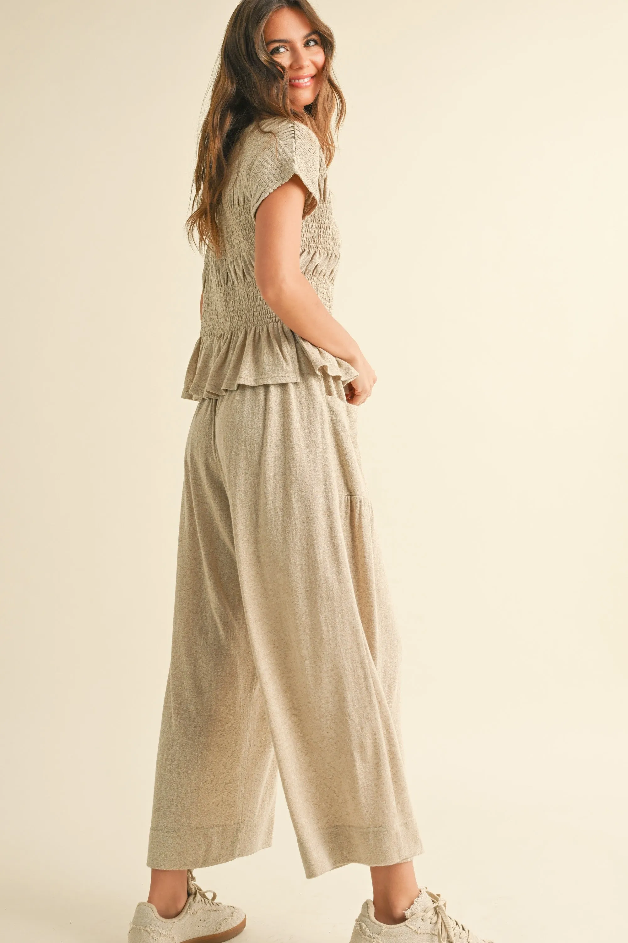 Smock Waist Big Pocket Comfy Pants sold by Evercado product image thumbnail 3