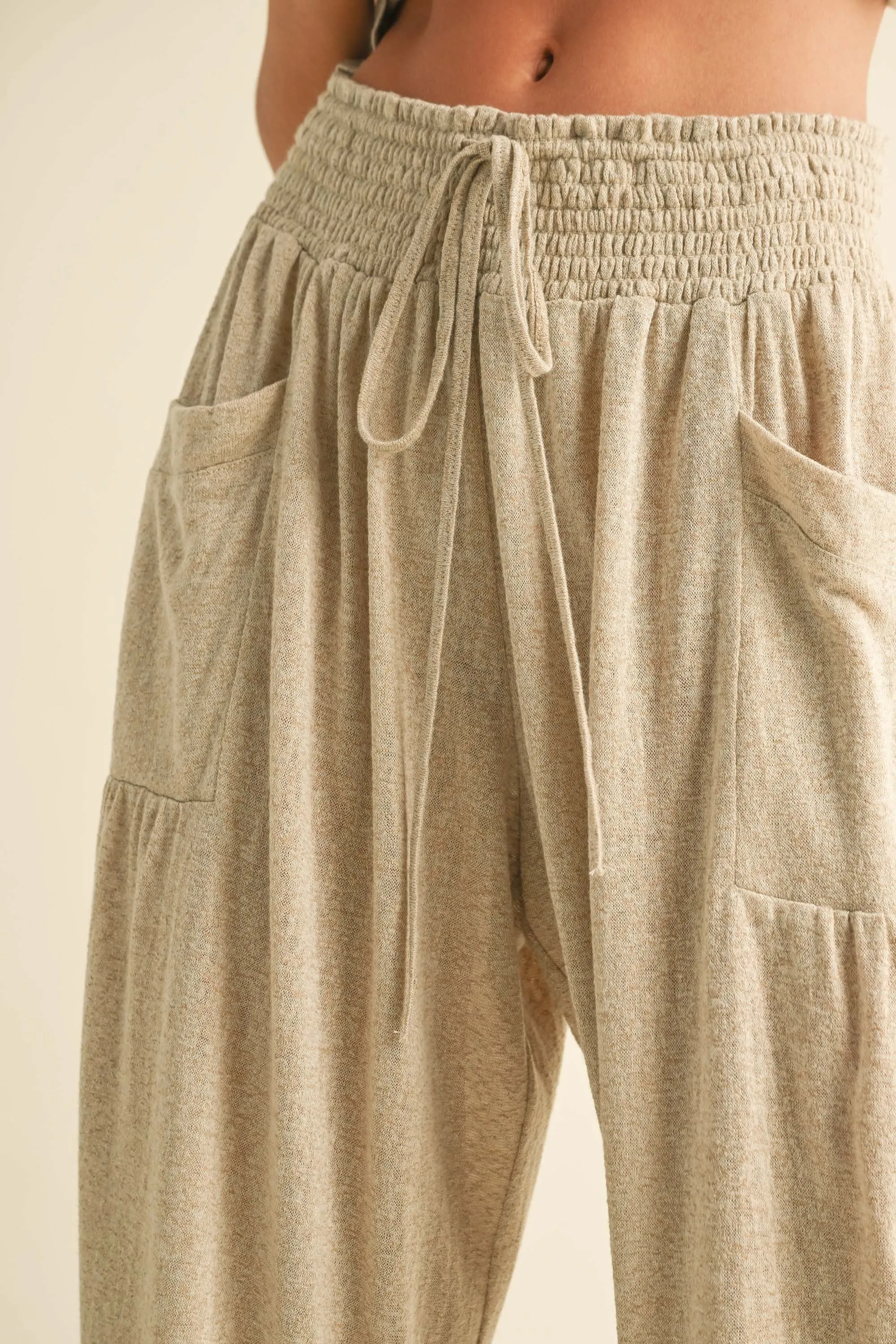 Smock Waist Big Pocket Comfy Pants sold by Evercado product image thumbnail 5
