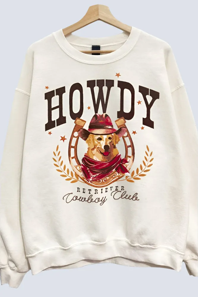 Howdy Retriever Oversized Sweatshirt sold by Evercado product image thumbnail 2