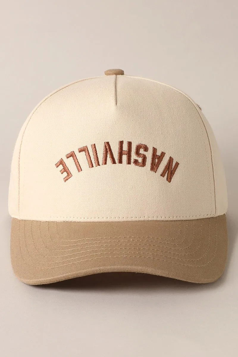Nashville Upside Down Trucker Baseball Cap sold by Evercado