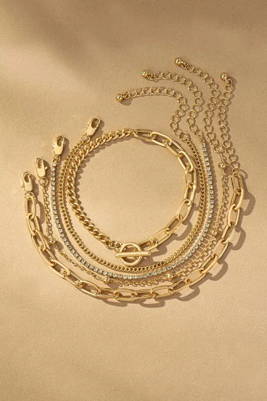 Five Mixed Bracelets Set sold by Evercado product image thumbnail 3