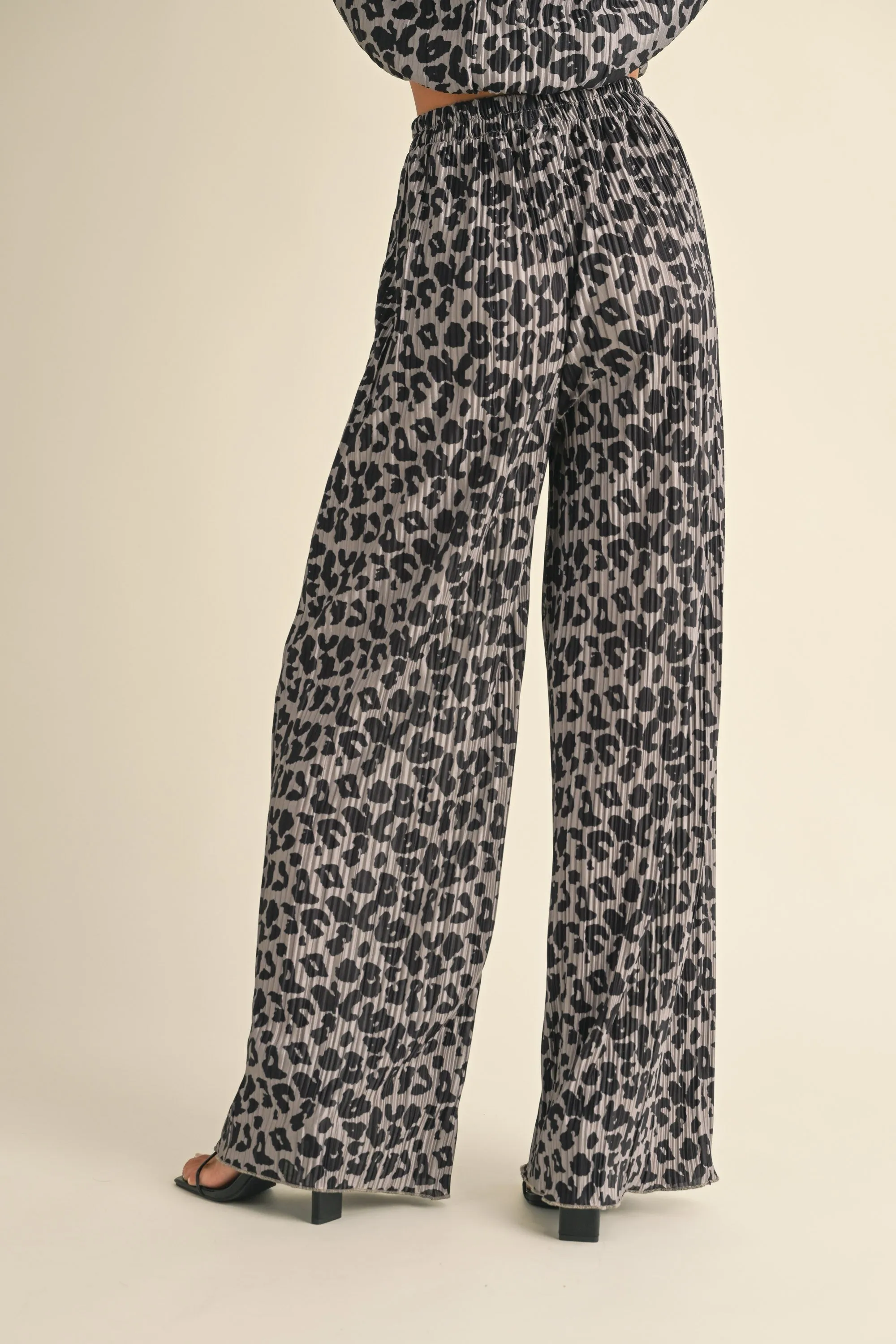 Leopard Wide Pants sold by Evercado product image thumbnail 3