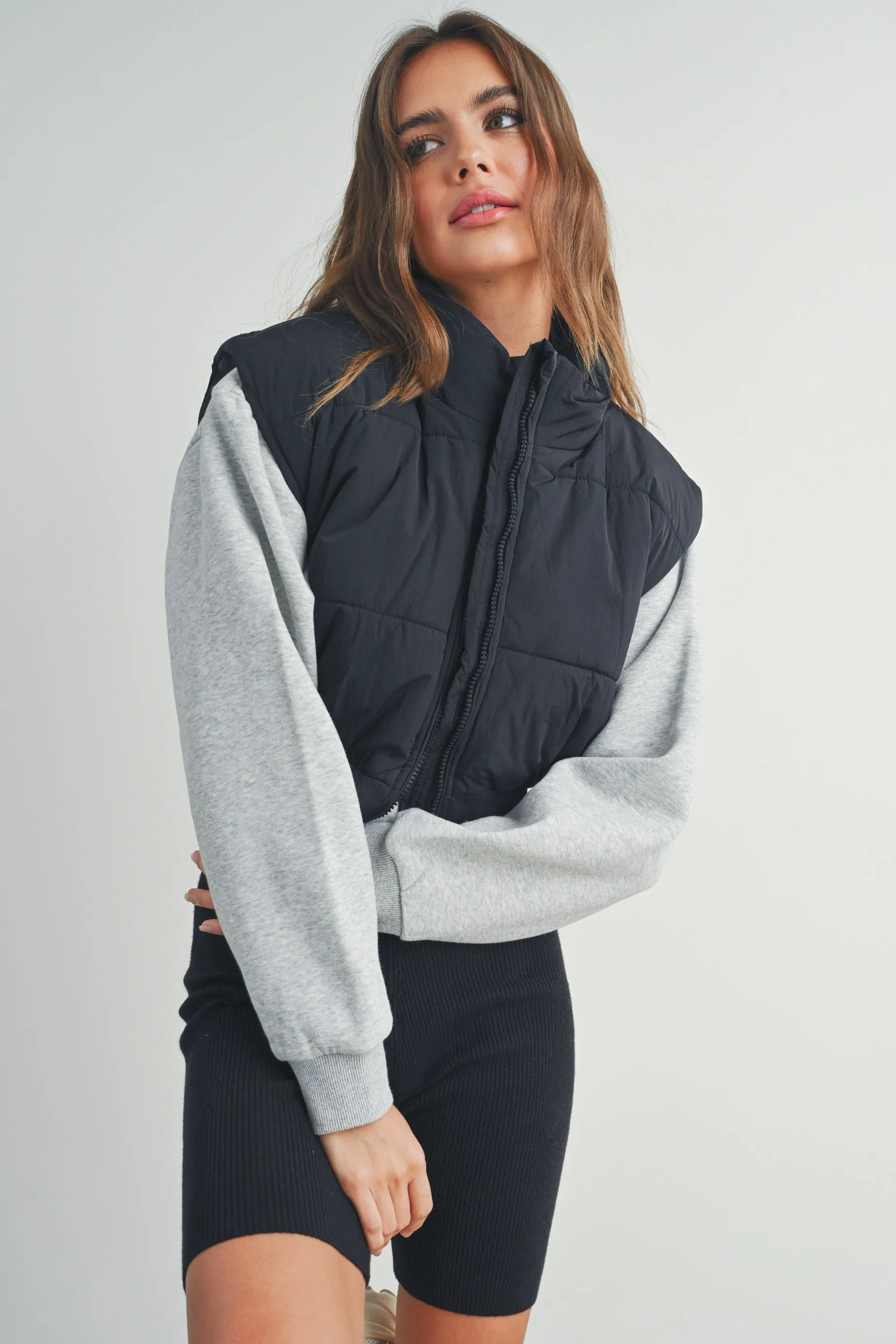 Puffer Crop Vest sold by Evercado product image thumbnail 4