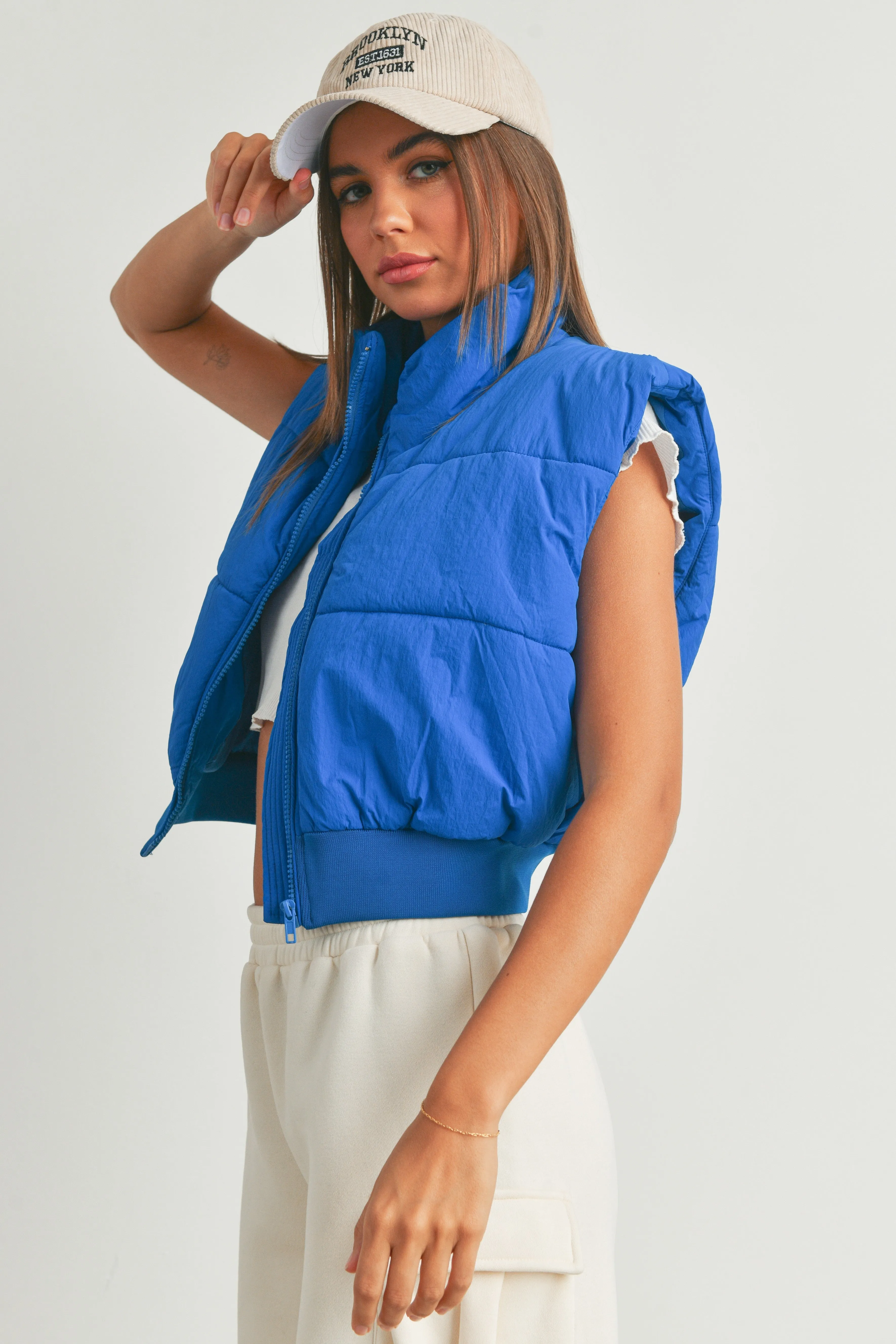 Puffer Crop Vest sold by Evercado product image thumbnail 5