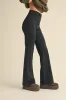 Ruched Waist Flare Leggings sold by Evercado