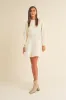 Balloon Sleeve Sweater Dress sold by Evercado