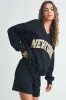 New York V Neck Sweatshirt sold by Evercado