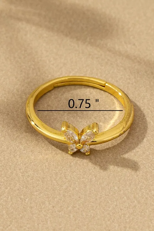 Simple Skinny Butterfly Ring sold by Evercado product image thumbnail 4