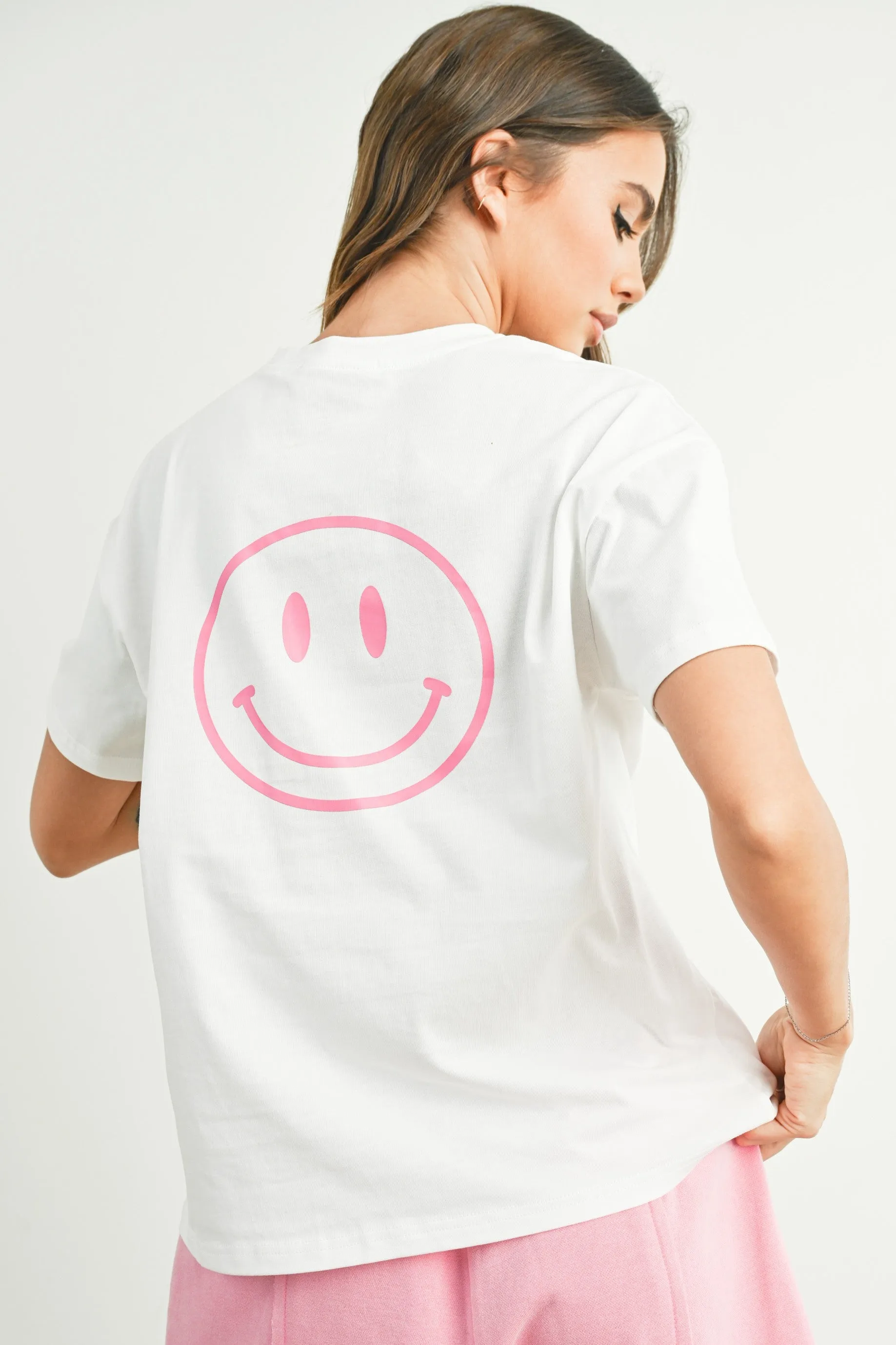Smile Print T-shirt sold by Evercado product image thumbnail 2