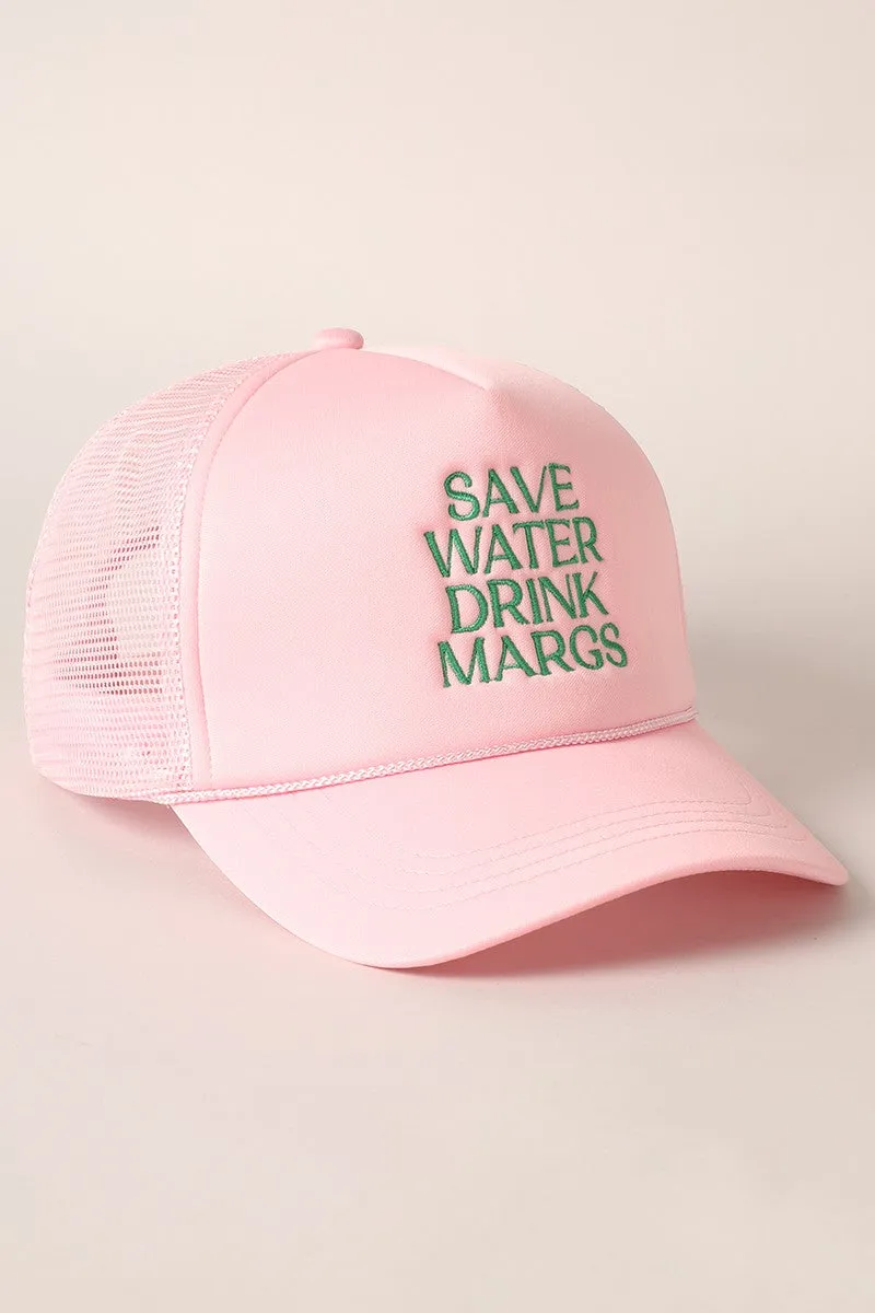 Save Water Drink Margs Embroidered Cap sold by Evercado