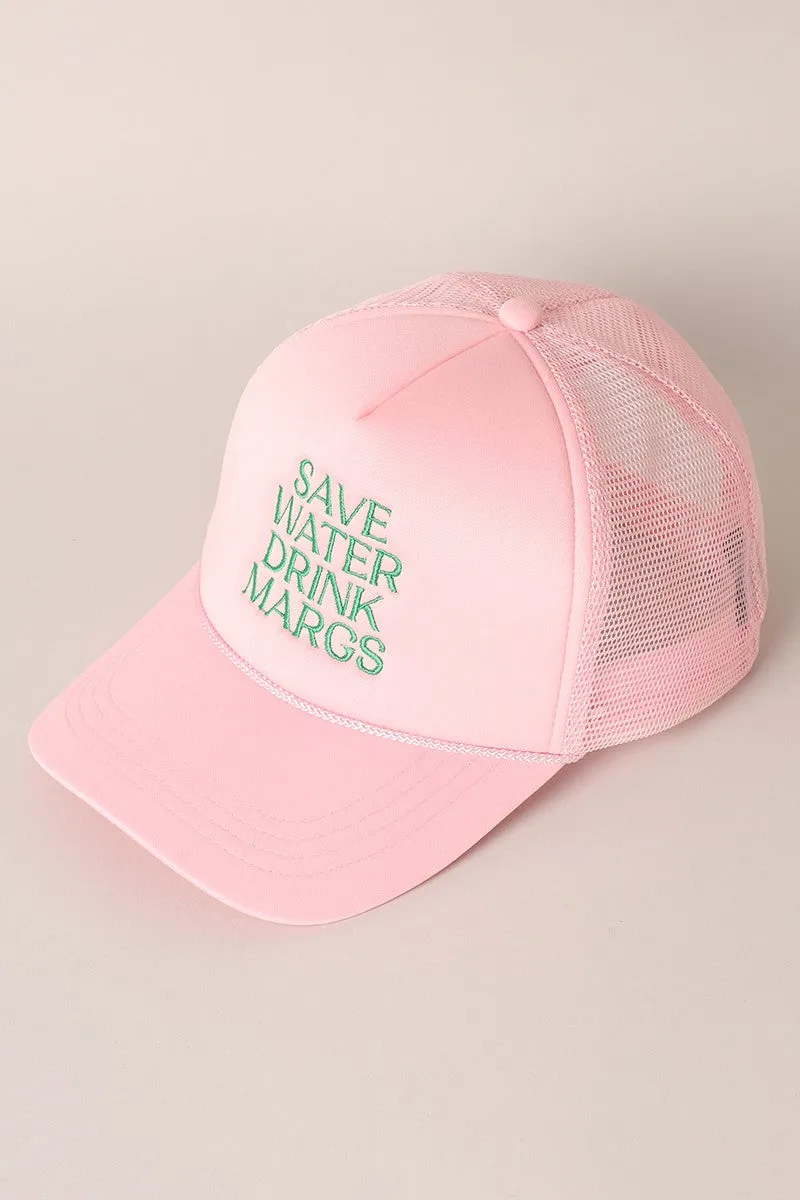 Save Water Drink Margs Embroidered Cap sold by Evercado product image thumbnail 2