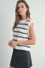 Stripe Knit Tank Top sold by Evercado