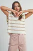 Stripe Knit Tank Top sold by Evercado