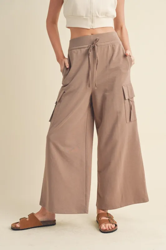 Wide Leg Cargo Pants sold by Evercado