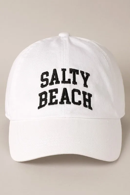 Salty Beach Patch Baseball Cap sold by Evercado