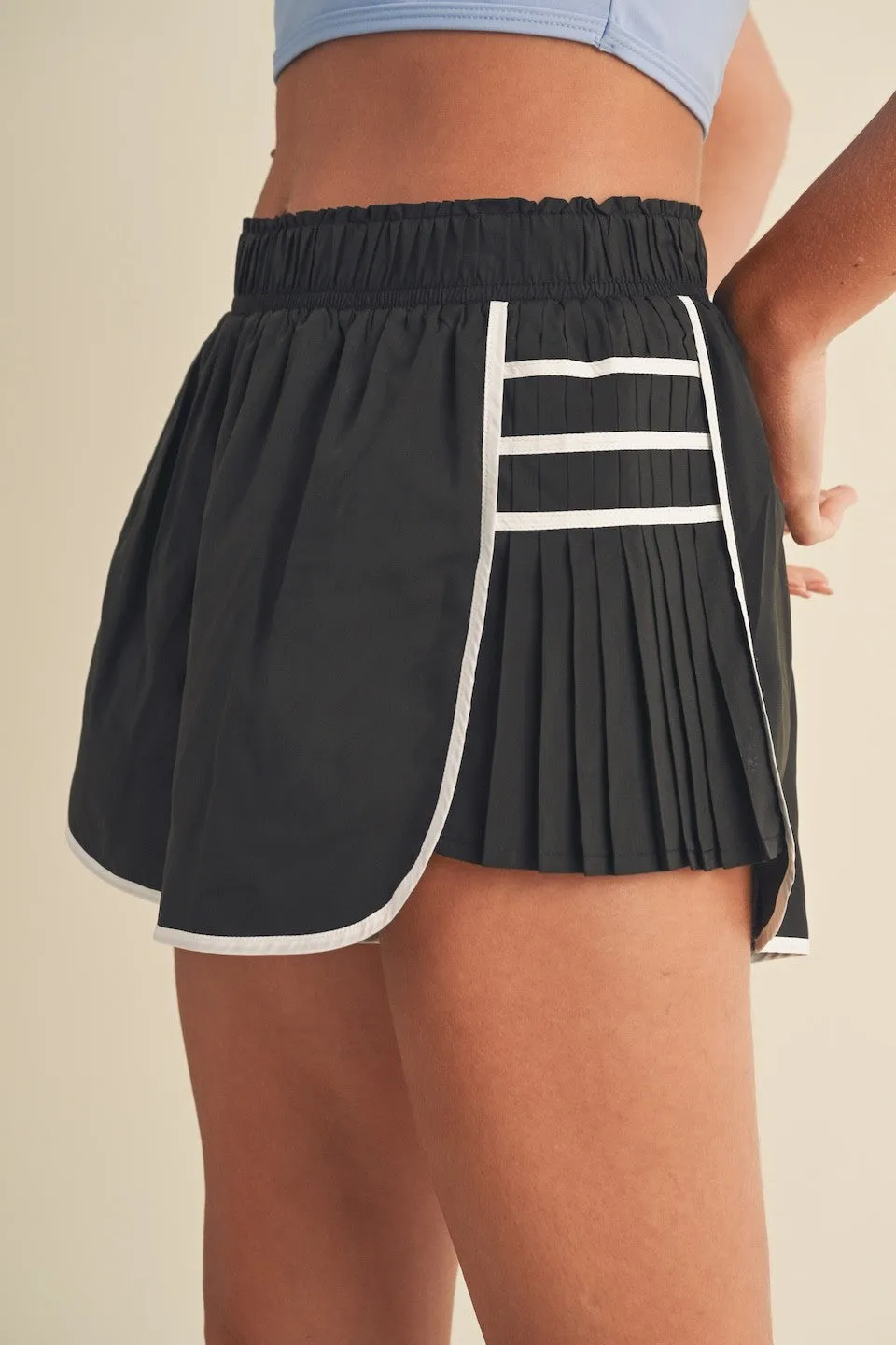Pleated Sports Shorts sold by Evercado