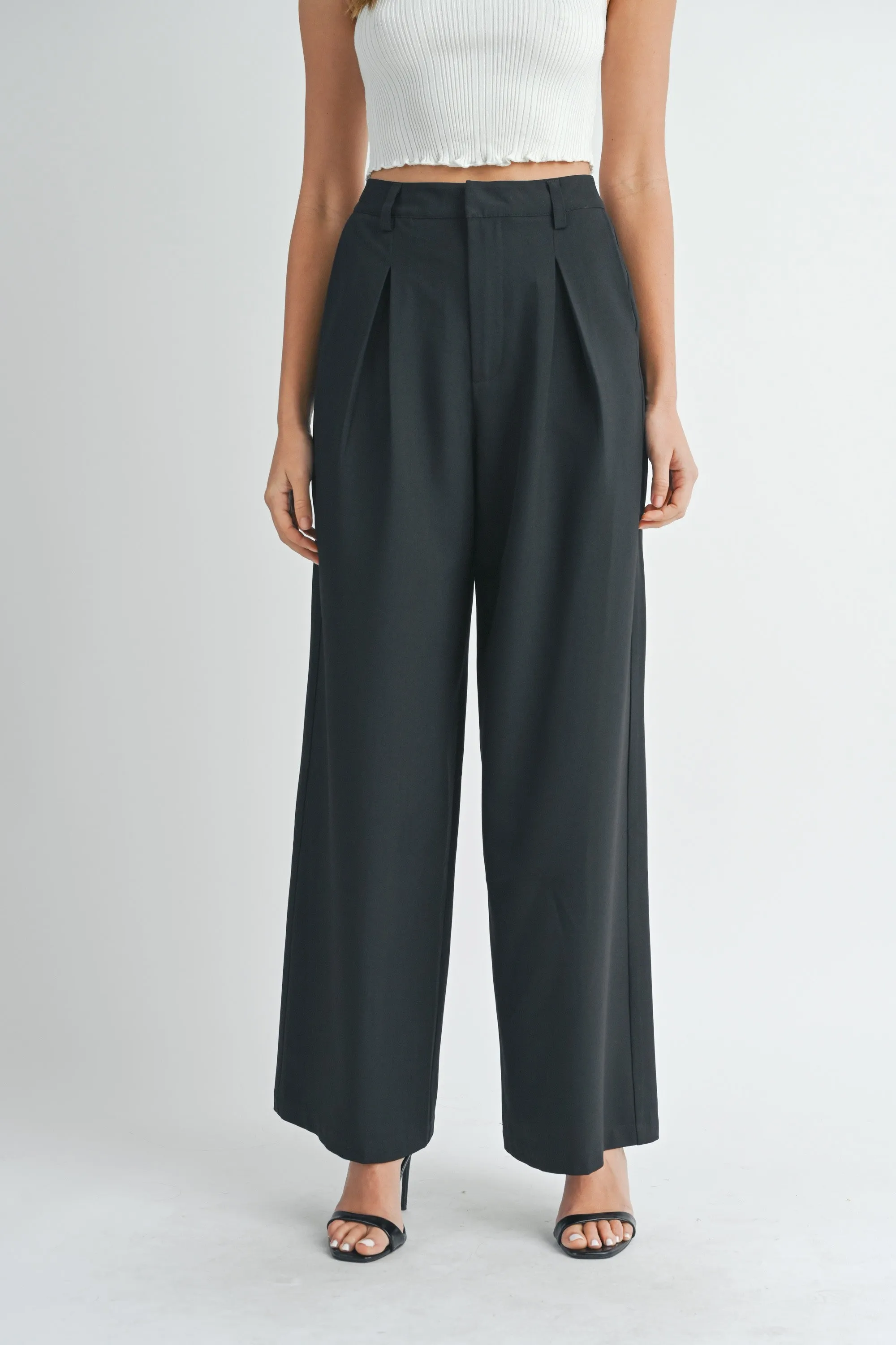 Wide Leg Trouser Pants sold by Evercado product image thumbnail 5