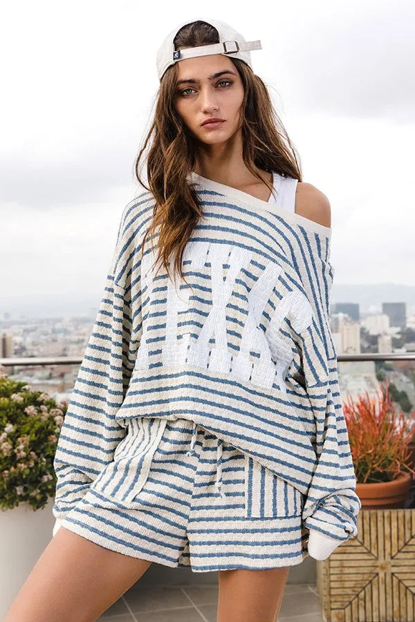 Texas Graphic Stripe Sweatshirt sold by Evercado product image thumbnail 3