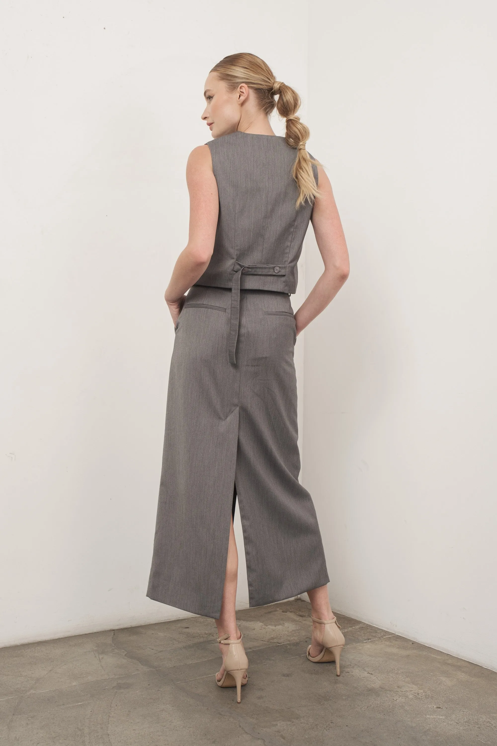 Timeless Maxi Pencil Skirt sold by Evercado product image thumbnail 3