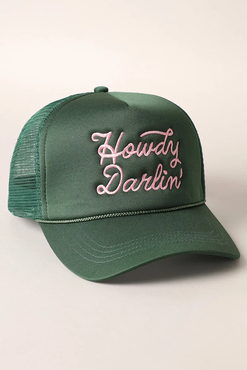 Howdy Darlin' Embroidered Cap sold by Evercado