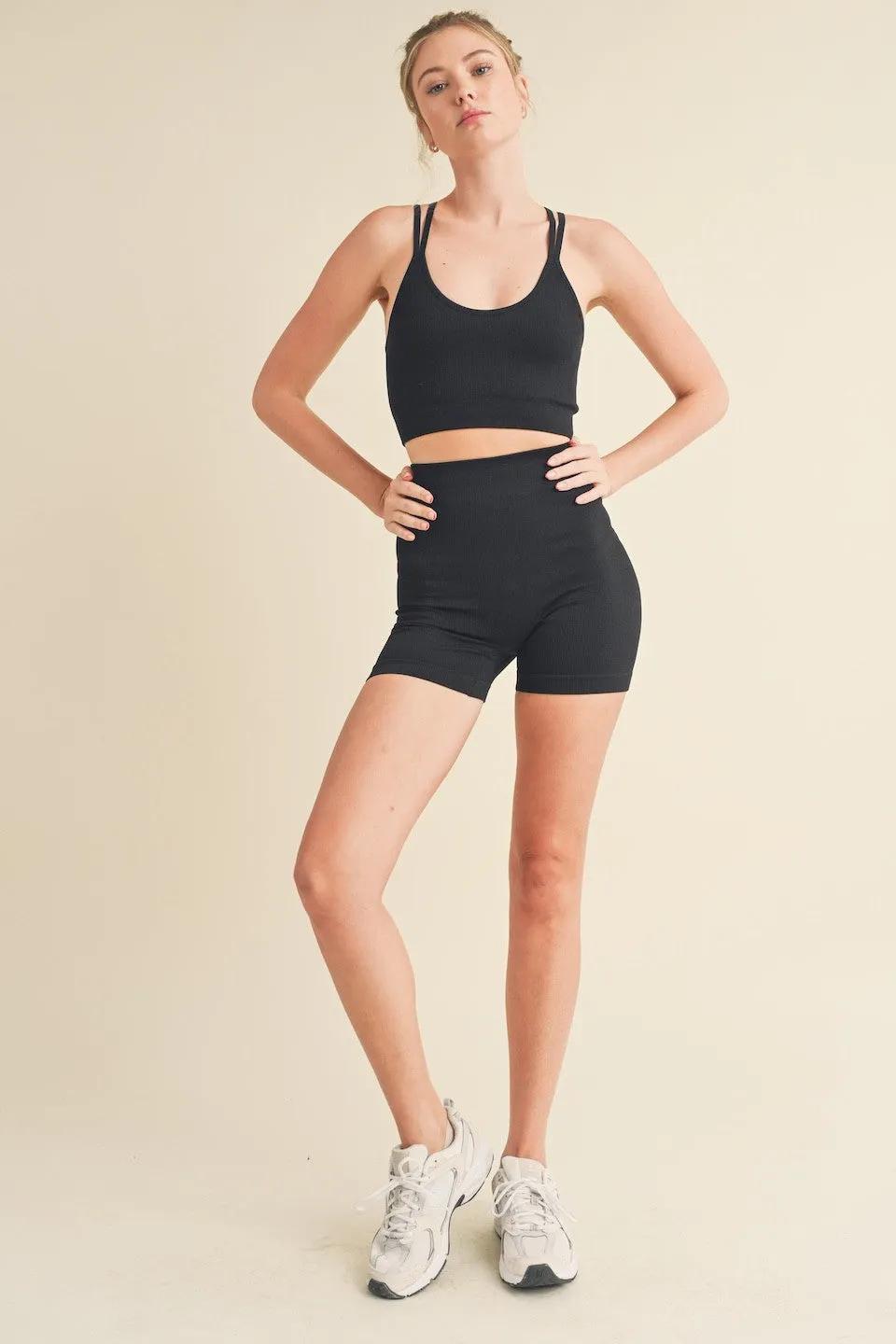 Seamless Tank Top and Shorts Set sold by Evercado product image thumbnail 5