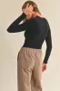 Long Sleeves Seamless Bodysuit sold by Evercado
