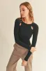 Long Sleeves Seamless Bodysuit sold by Evercado