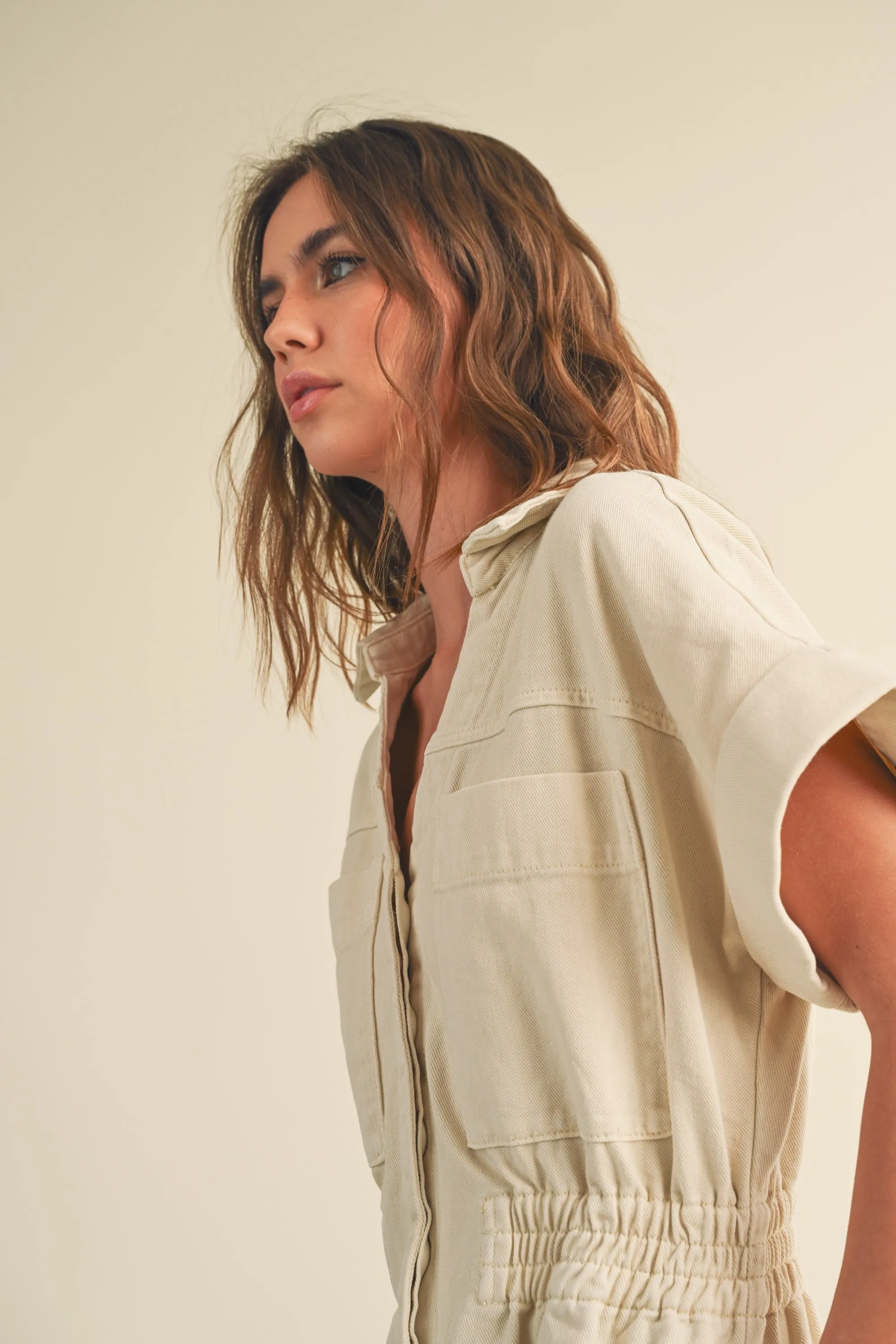 Cotton Denim Comfy Jumpsuit sold by Evercado product image thumbnail 5