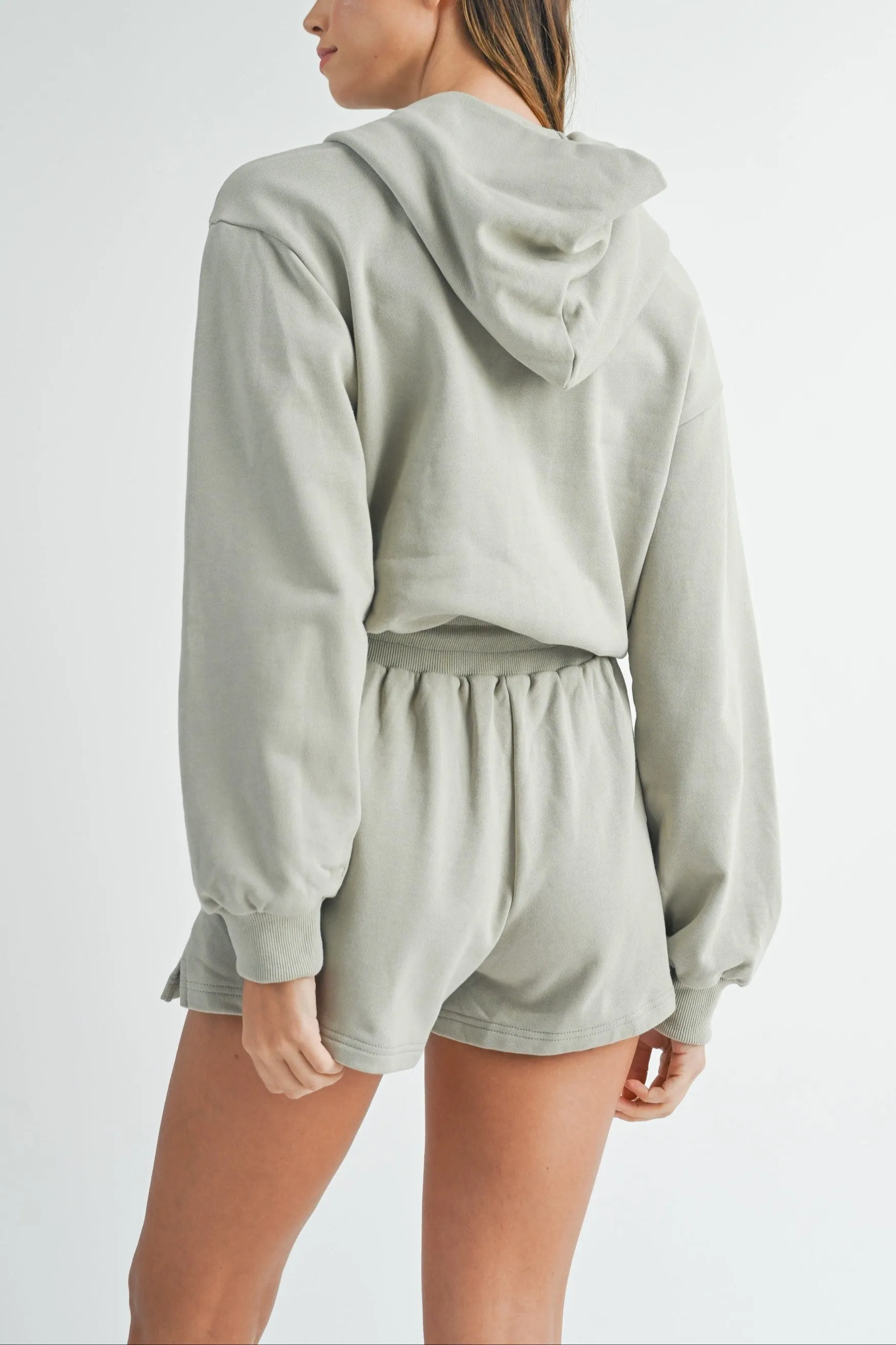 Cotton Hooded Romper sold by Evercado product image thumbnail 3