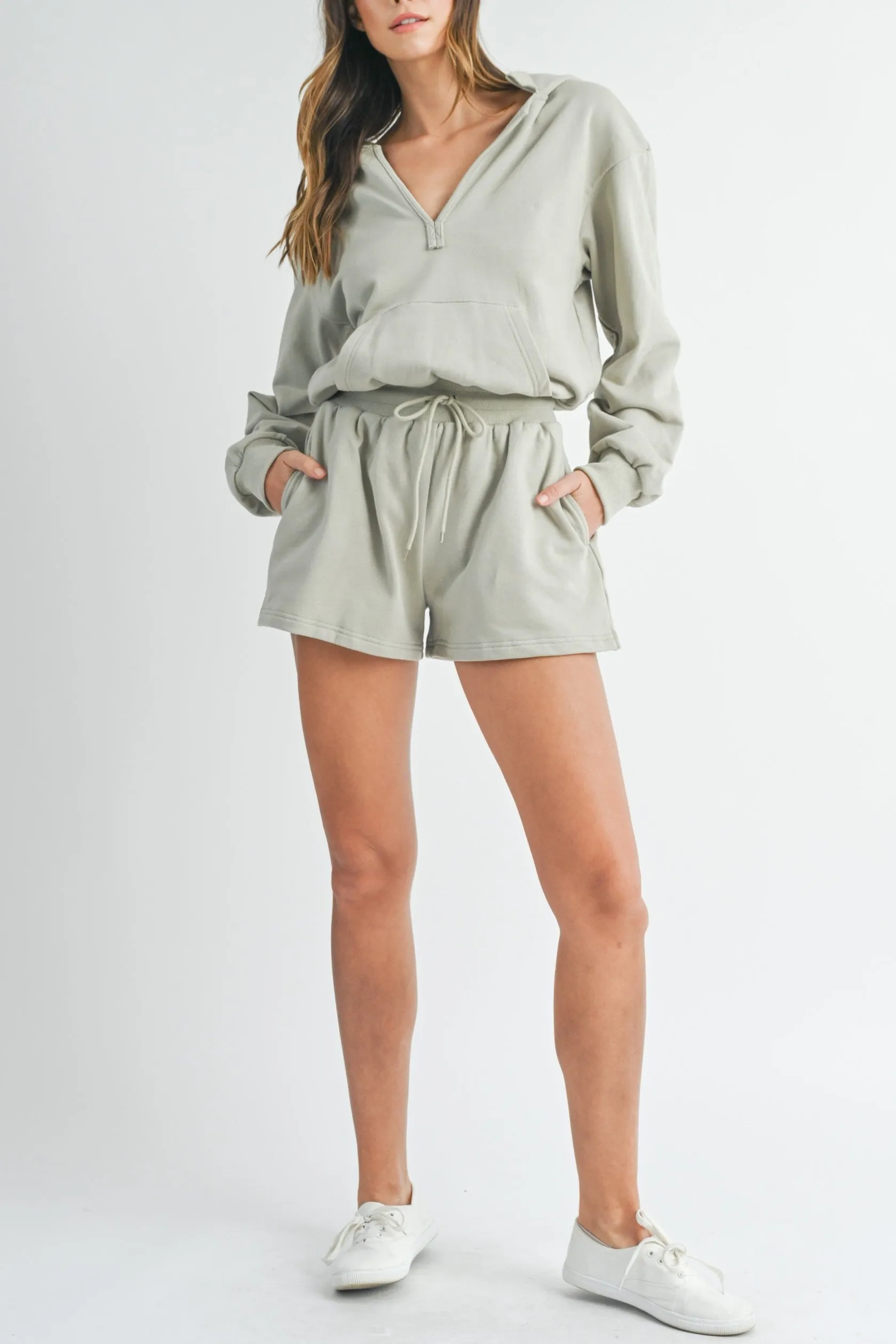 Cotton Hooded Romper sold by Evercado product image thumbnail 5