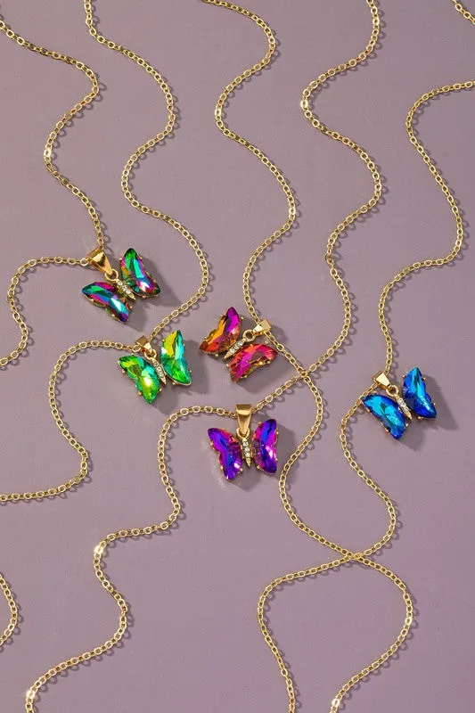 Butterfly Pendant Necklace sold by Evercado