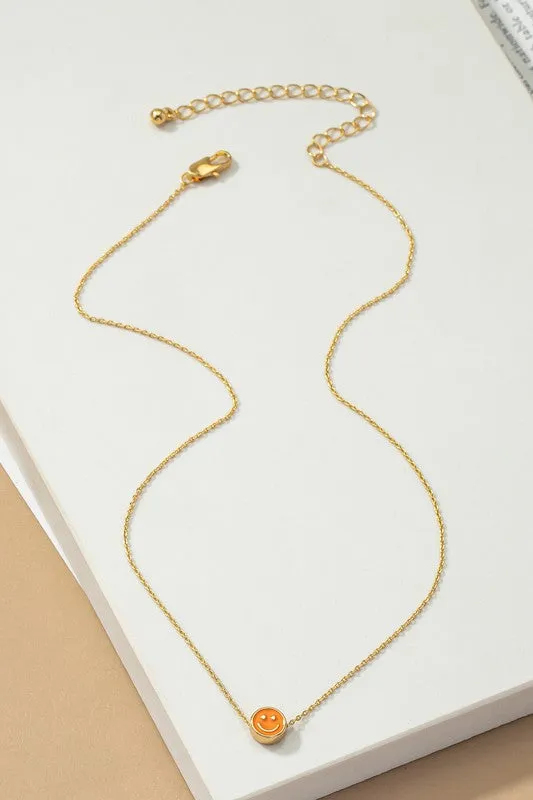 Mini Smiley Face Necklace sold by Evercado product image thumbnail 4