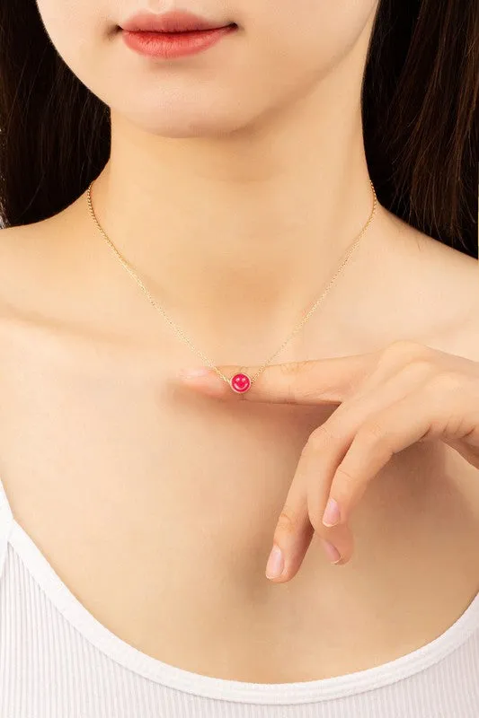 Mini Smiley Face Necklace sold by Evercado product image thumbnail 5