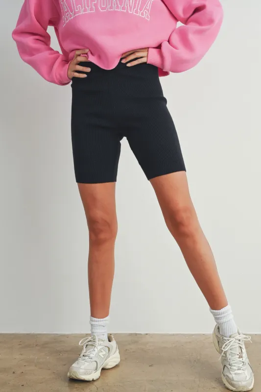 Knit Biker Shorts sold by Evercado