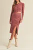 Knit Top and Midi Skirt Set sold by Evercado