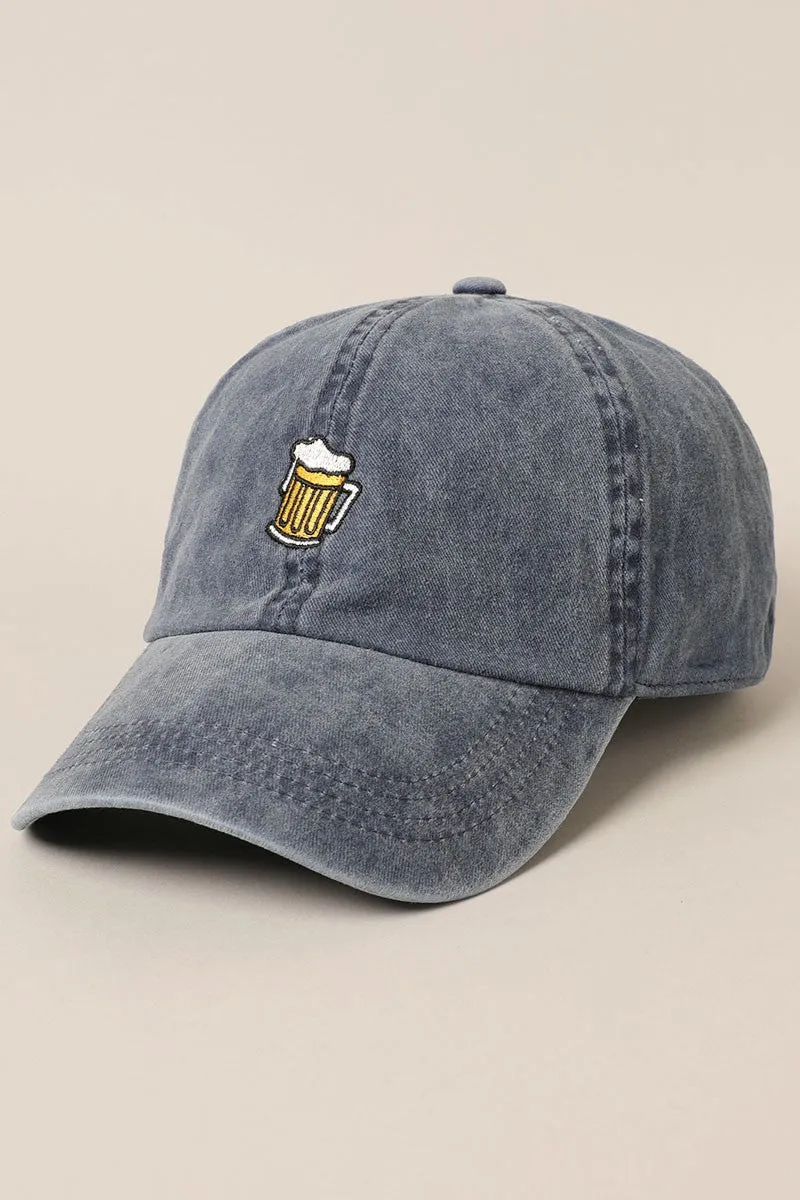 Beer Embroidered Cotton Baseball Cap sold by Evercado product image thumbnail 2