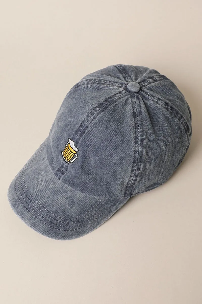Beer Embroidered Cotton Baseball Cap sold by Evercado product image thumbnail 3