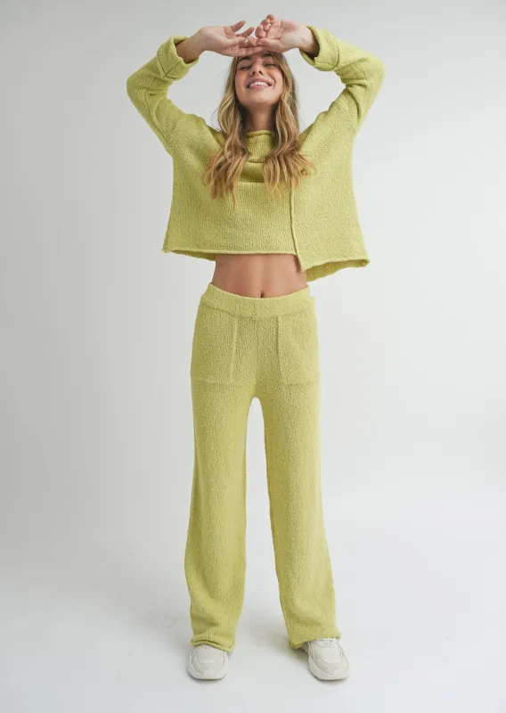 Asymmetric Cut Sweater Top sold by Evercado