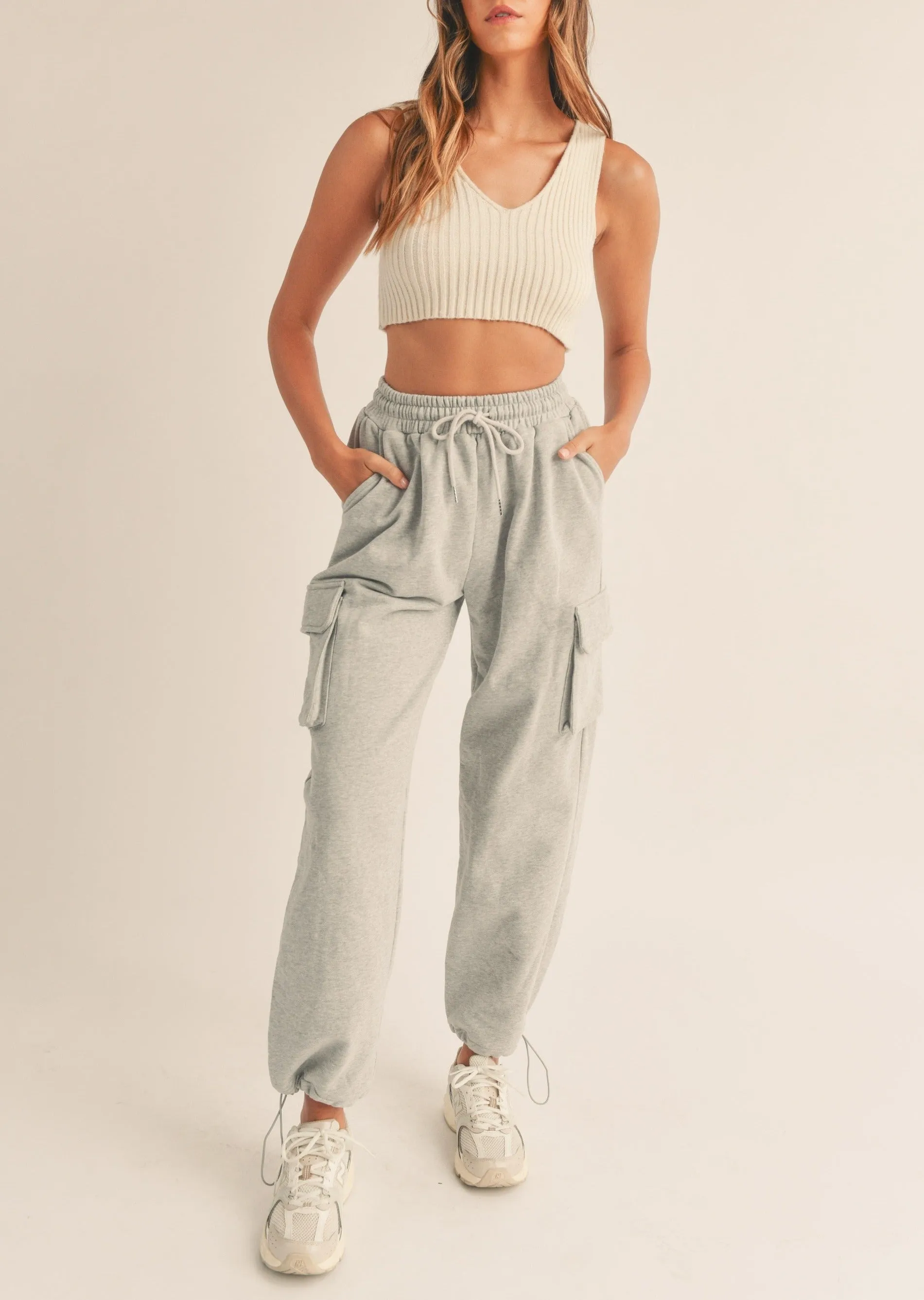 Cargo Pocket Sweat Pants sold by Evercado