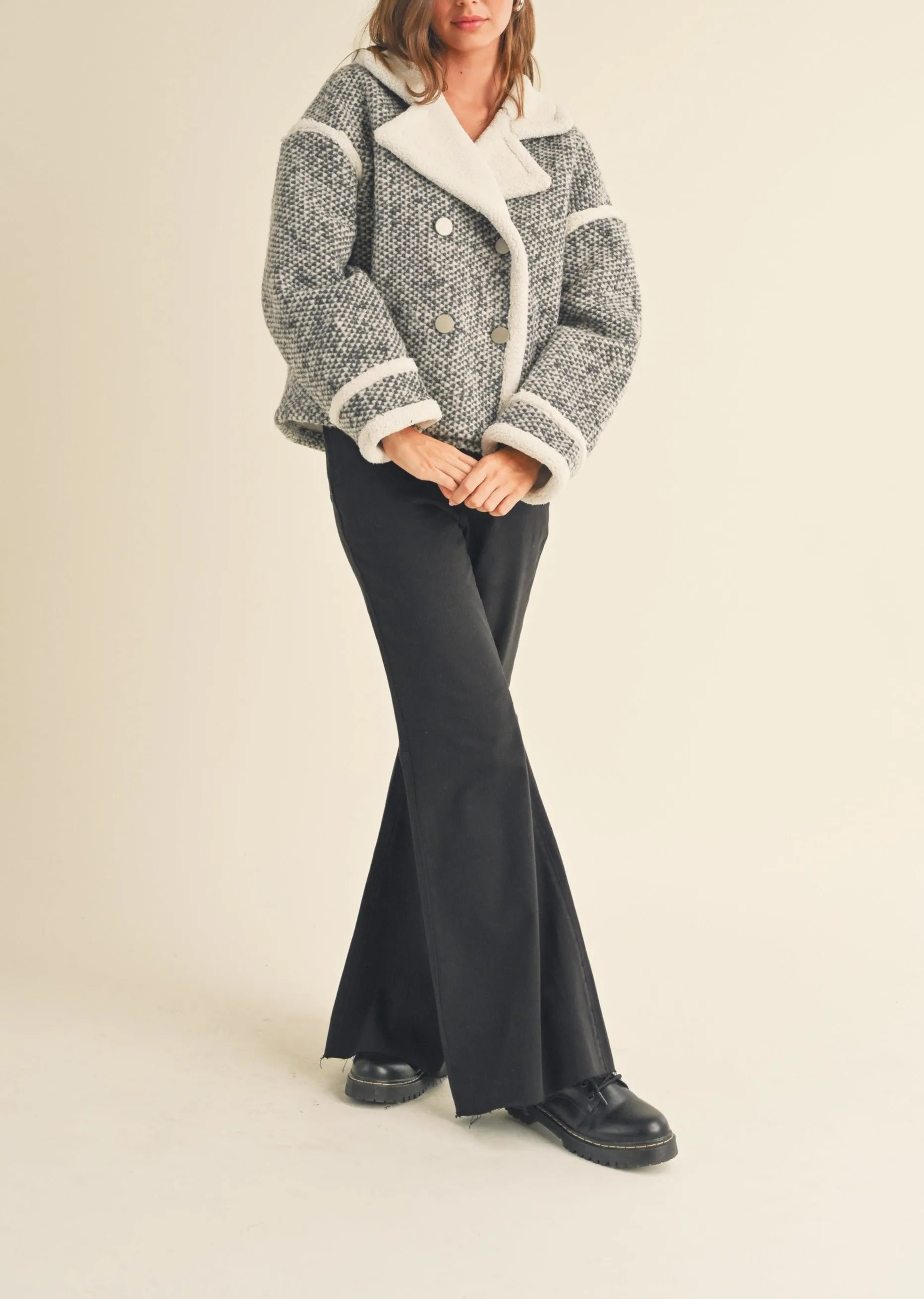 Retro Collar Sherpa Jacket sold by Evercado product image thumbnail 5