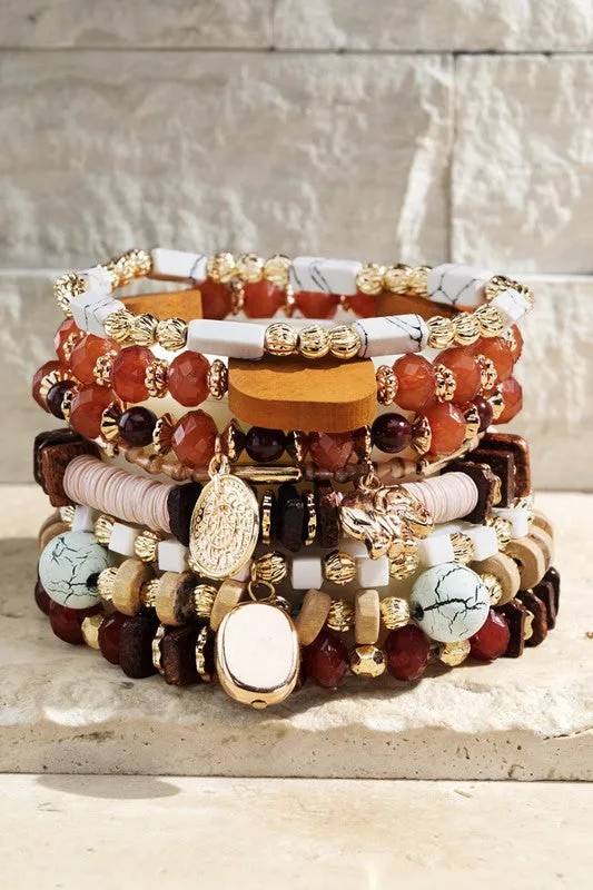 Layered Natural Stone Bracelet sold by Evercado product image thumbnail 4