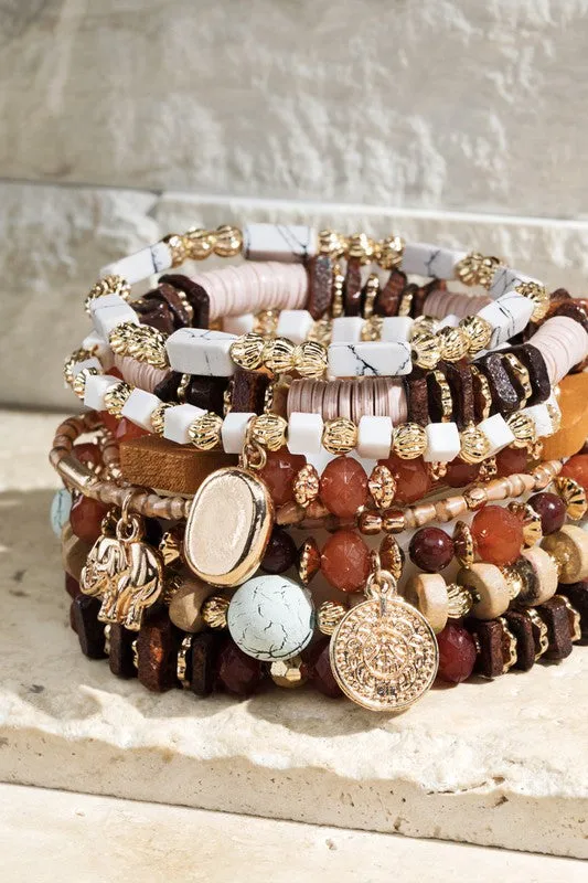 Layered Natural Stone Bracelet sold by Evercado product image thumbnail 5