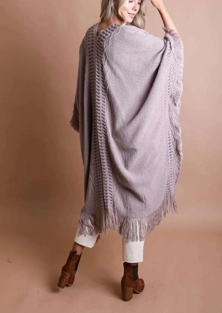 Bohemian Flowy Ruana sold by Evercado product image thumbnail 5