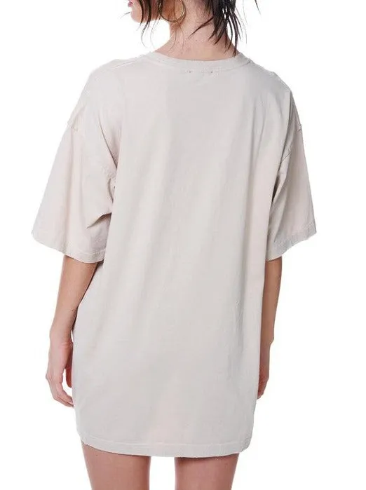 Rock and Roll Oversize Vintage Graphic Tee sold by Evercado product image thumbnail 4