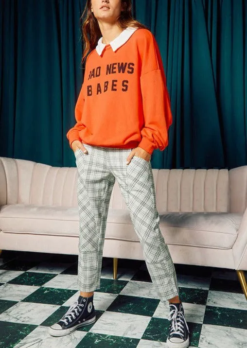 Bad News Babes Oversized Sweatshirt sold by Evercado