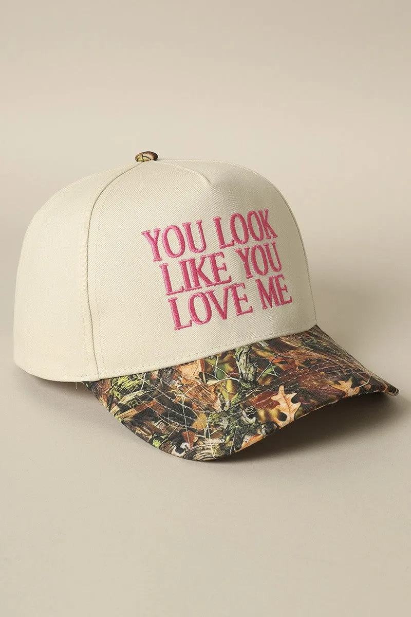 You Look Like You Love Me Camo Trucker Hat sold by Evercado product image thumbnail 2