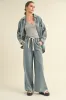 Denim Wide Leg Pants sold by Evercado