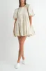 Floral Print Puff Sleeve Mini Dress sold by Evercado