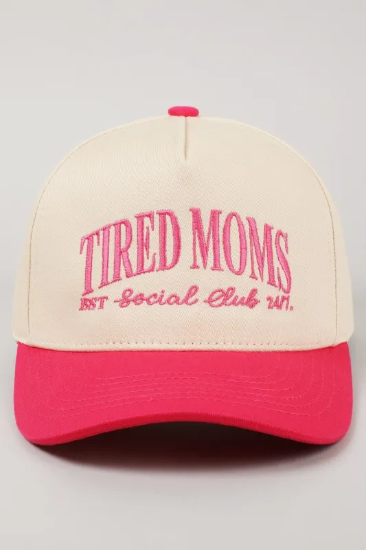 Tired Moms Social Club Embroidered Cap sold by Evercado