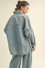 Washed Denim Oversized Shacket sold by Evercado